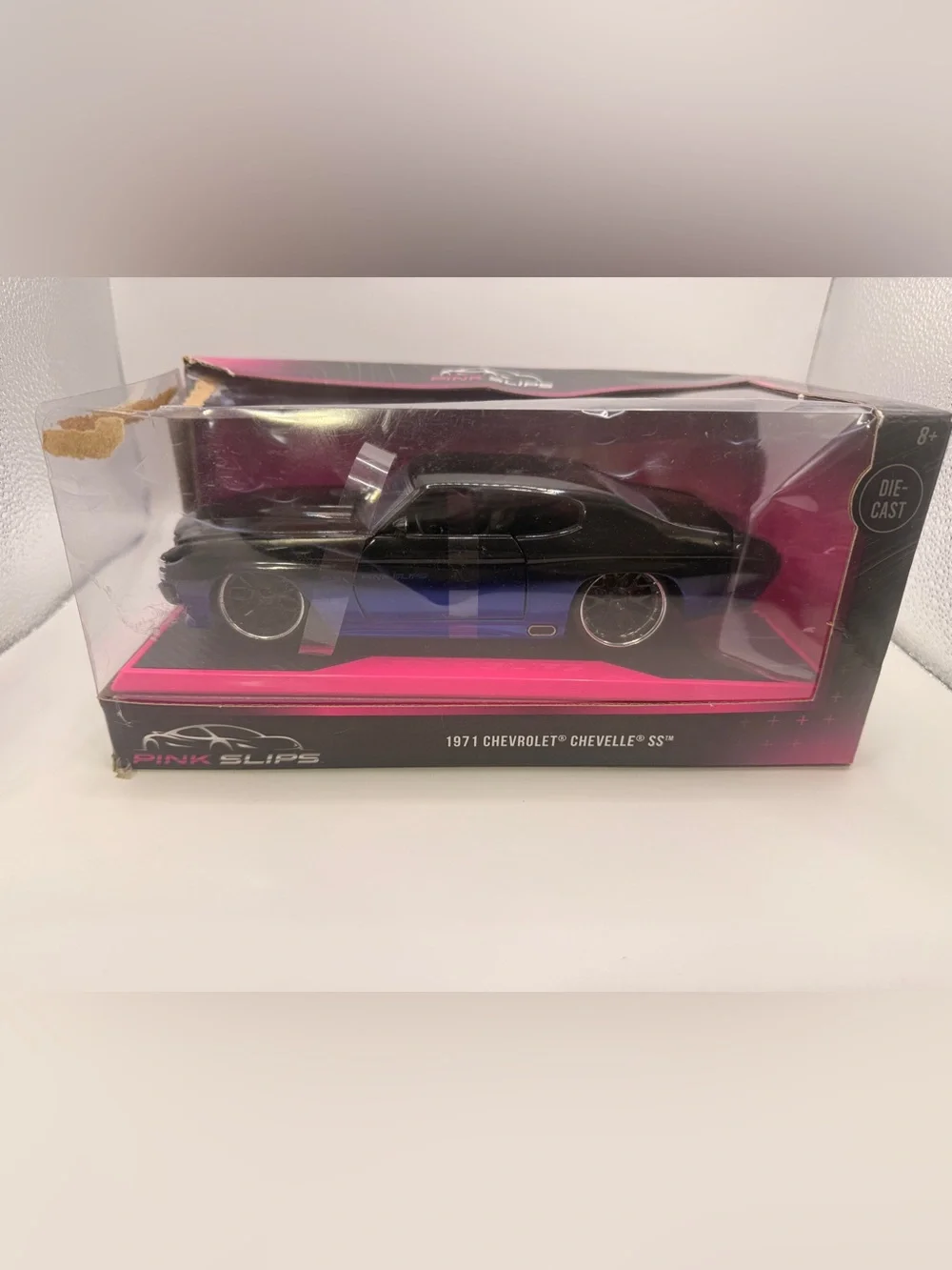 Jada Pink Slips 1971 Chevrolet Chevelle SS Blue/ Black Die Cast 1:24